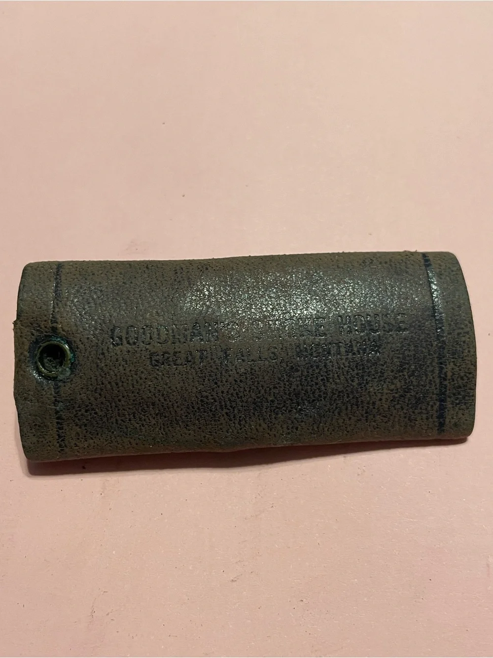 Vintage Leather Key Holder w/ Keys #8192